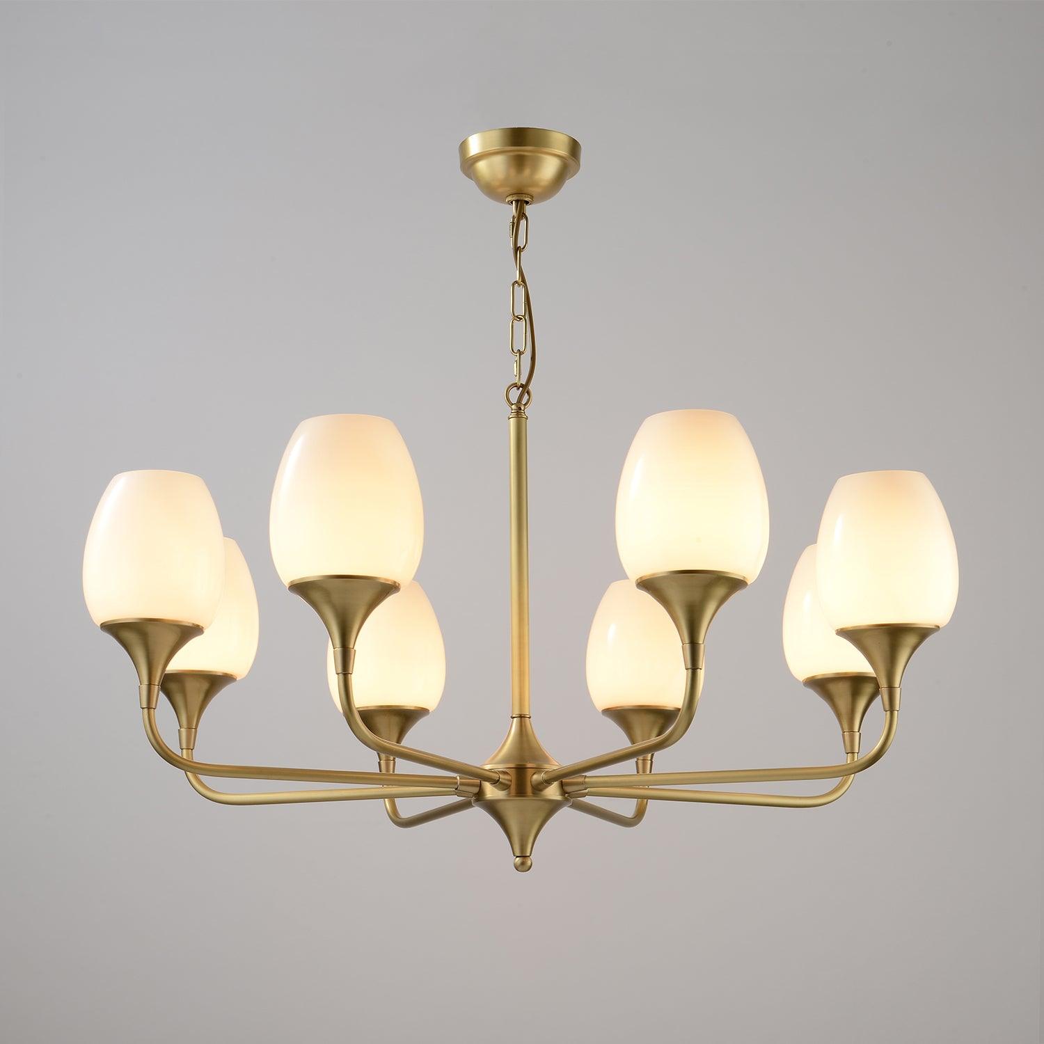 Gleam Lustre Élégant en Laiton - Neutralighting