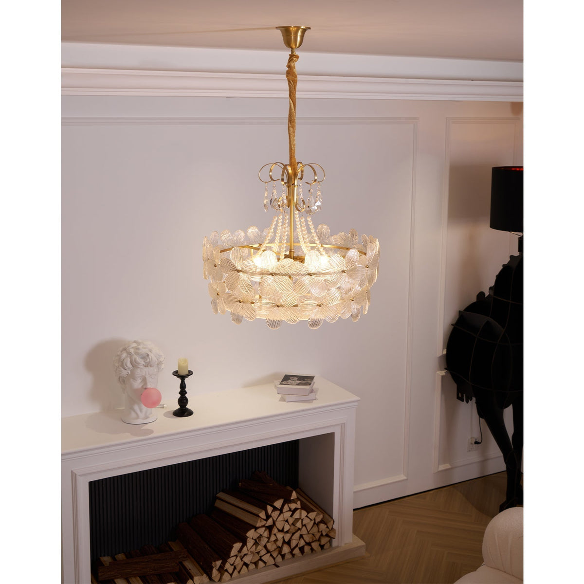 Kite Chandelier en Métal Verre Postmoderne Luxueux d'Art Unique - Neutralighting