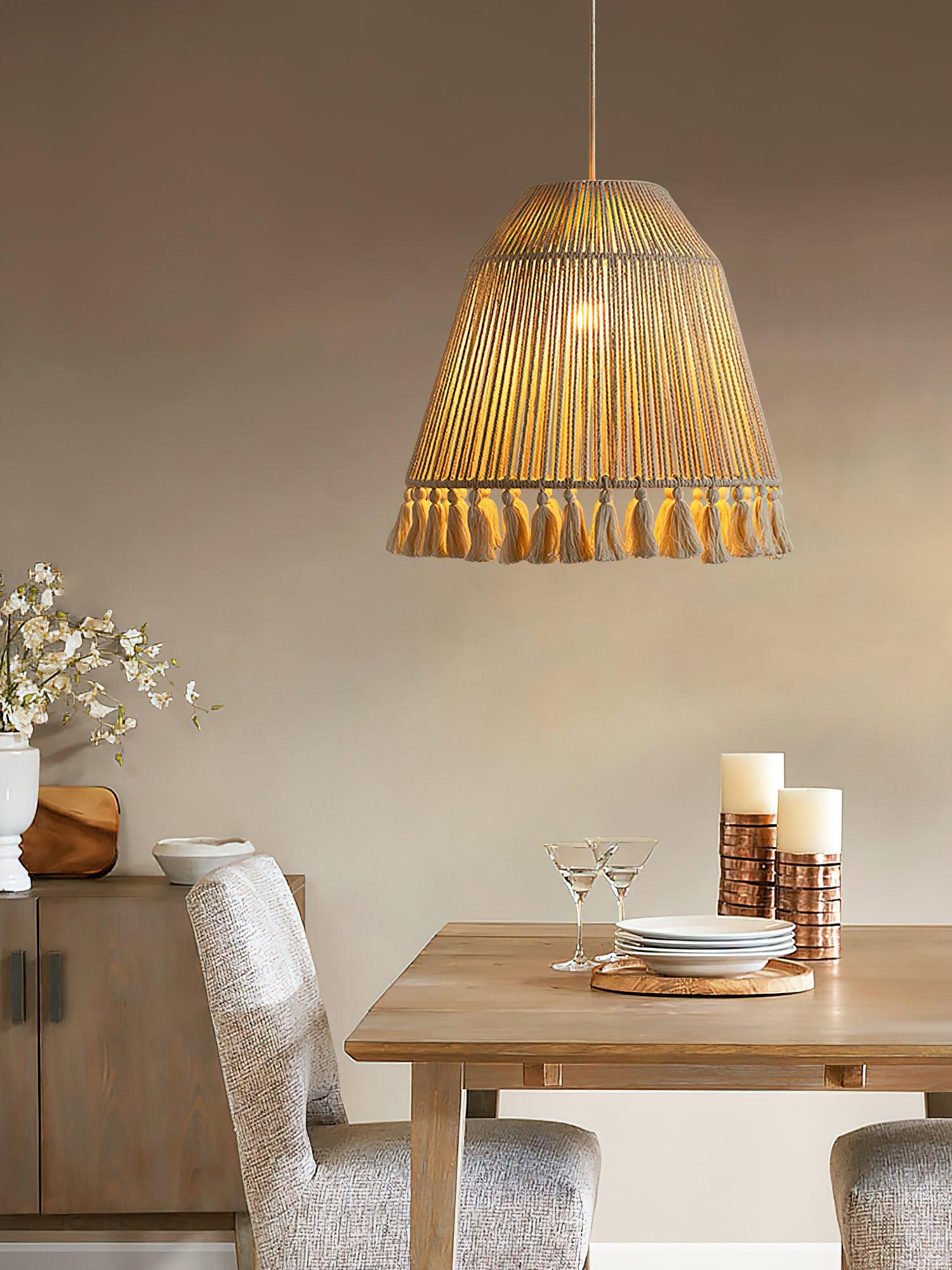 Alsolia Lampe Suspension à Corde Traditionnelle - Neutralighting