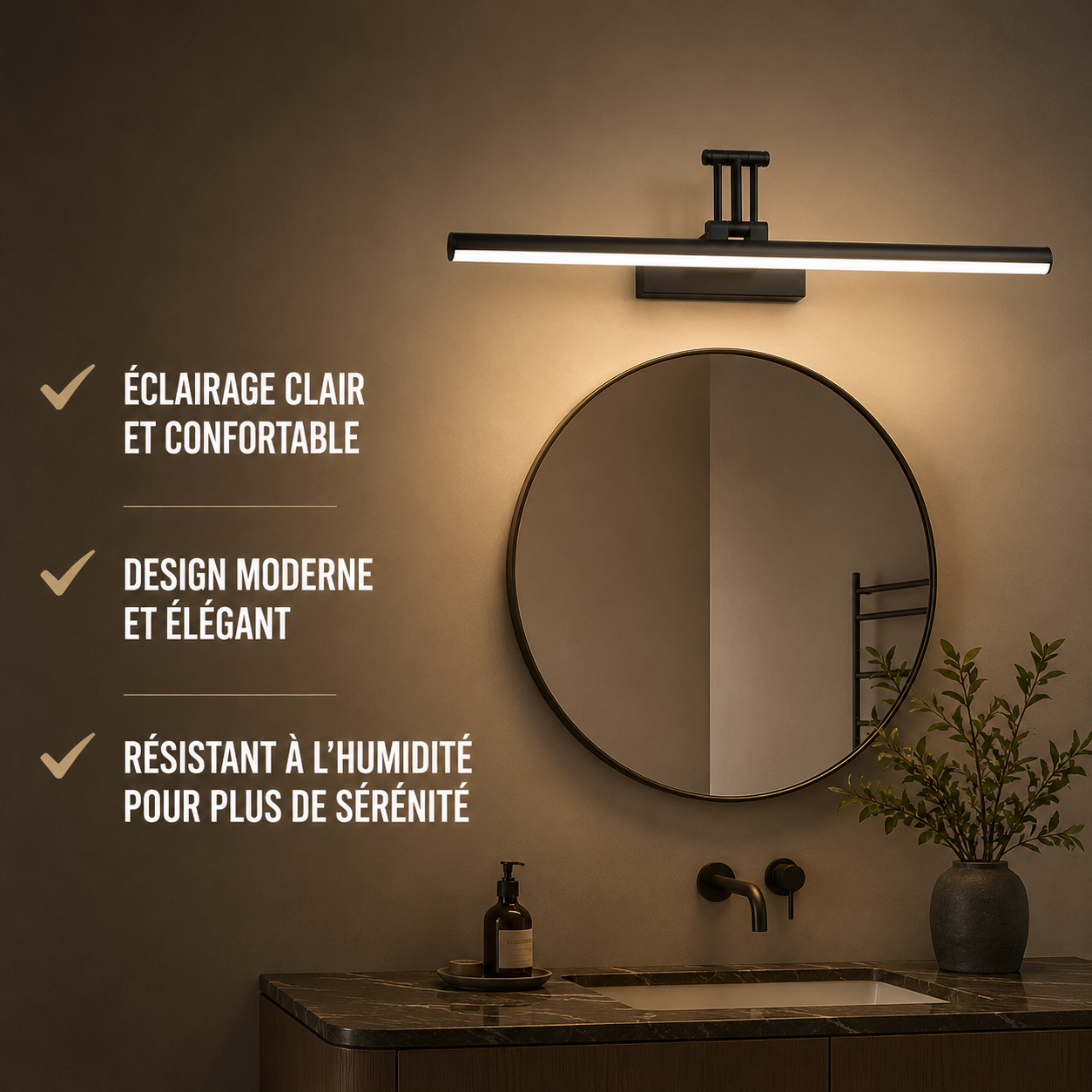 Volo Applique Murale Linéaire Réglable Simple Chambre