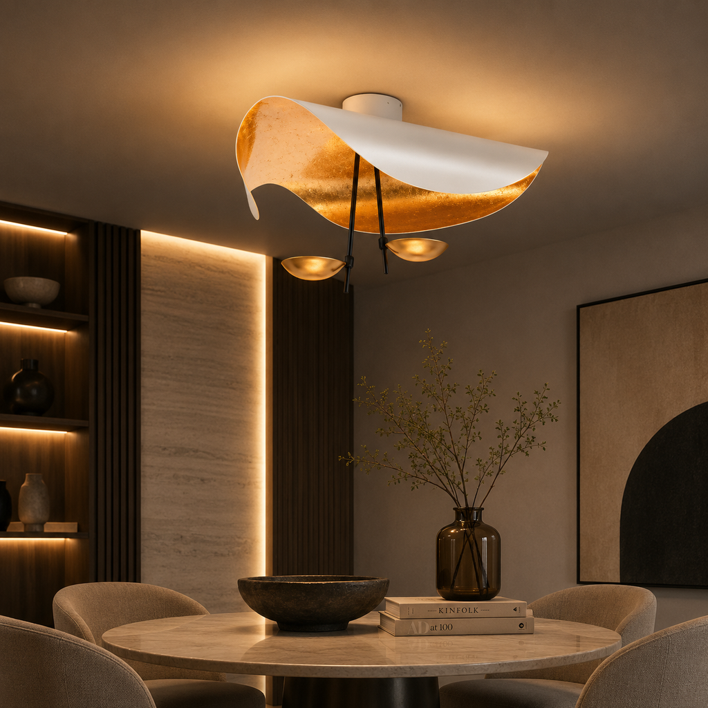 Jexie Plafonnier Feuille Moderne Salon Chambre à Coucher