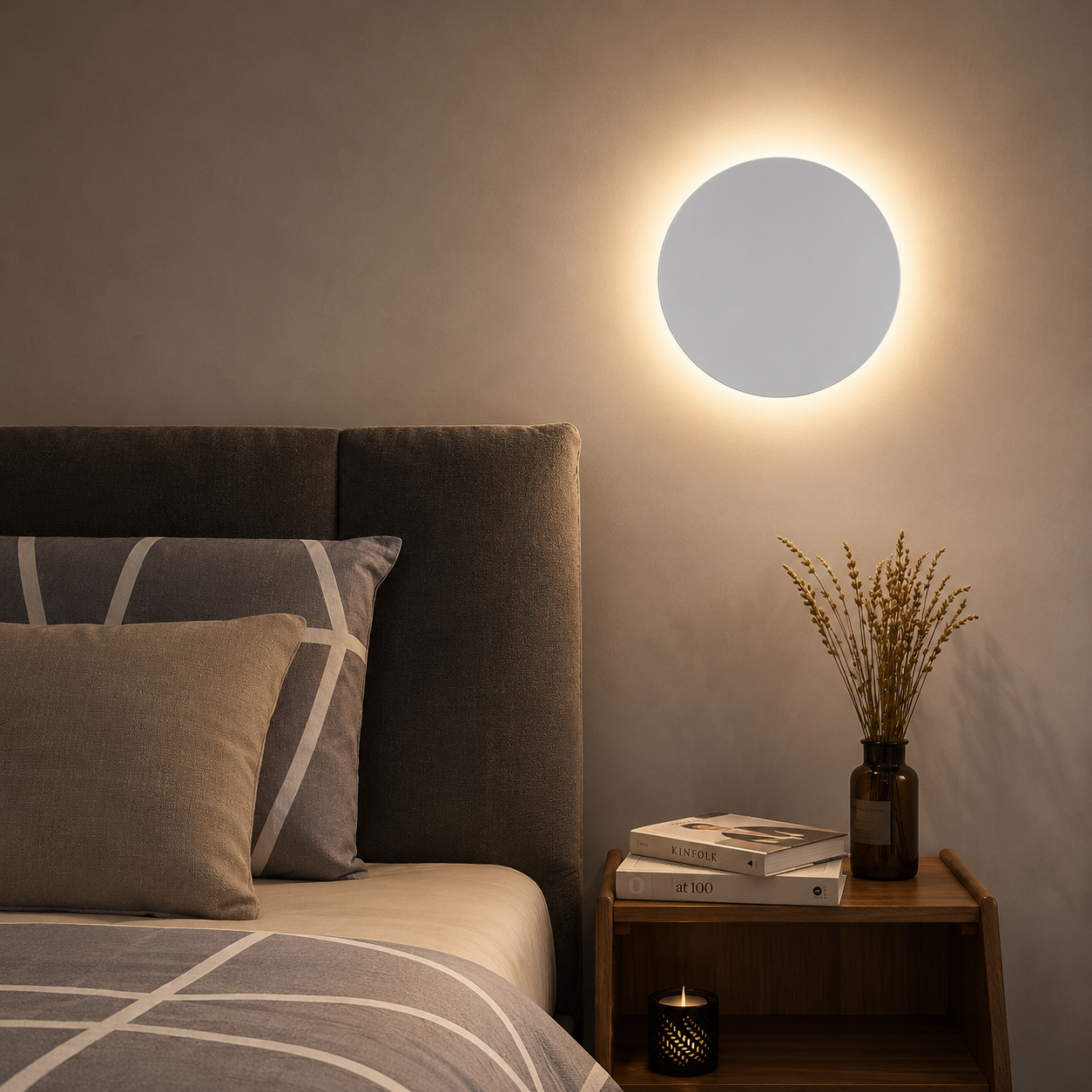 Kyris Applique Murale Ronde Minimaliste