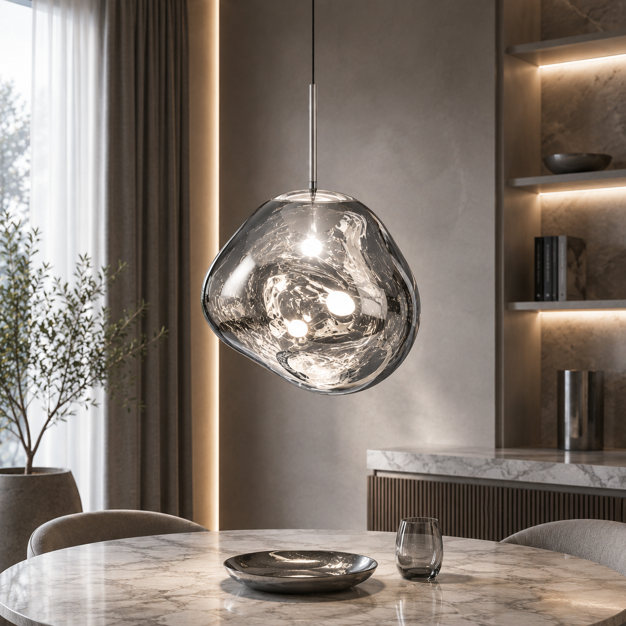 Milo Suspension Moderne Coloré Irregulier