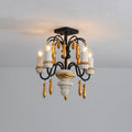 Noble Niche Chandelier en Bois et Métal Vintage - Neutralighting