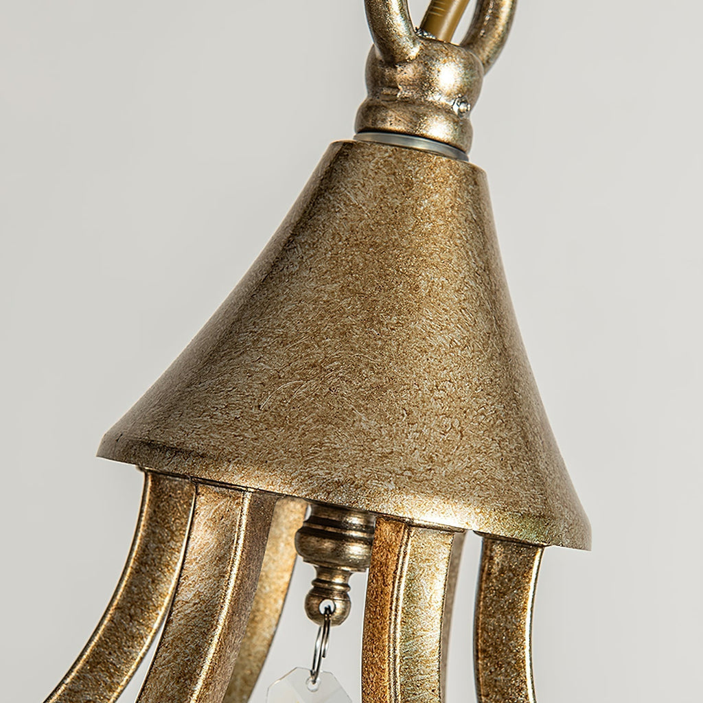 Chandelier en Laiton Métal Cristal Vintage Alliant Luxe et Élégance - Neutralighting
