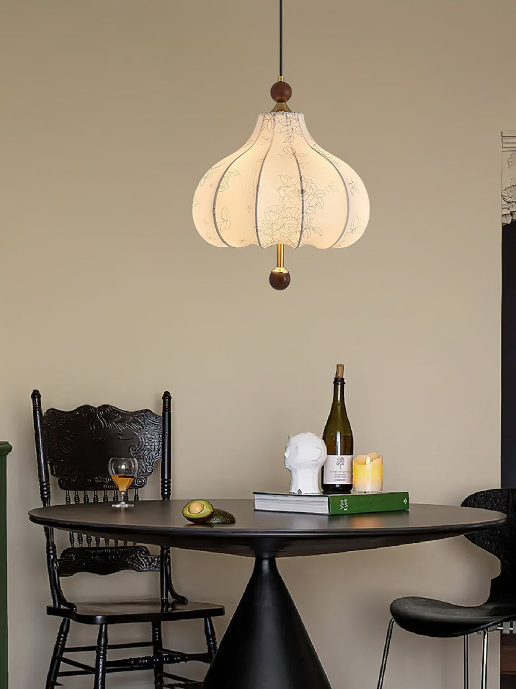 Petal Suspension Vintage en Bois - Neutralighting