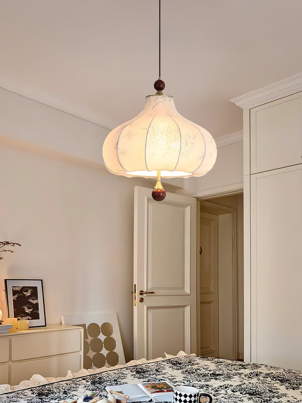 Petal Suspension Vintage en Bois - Neutralighting