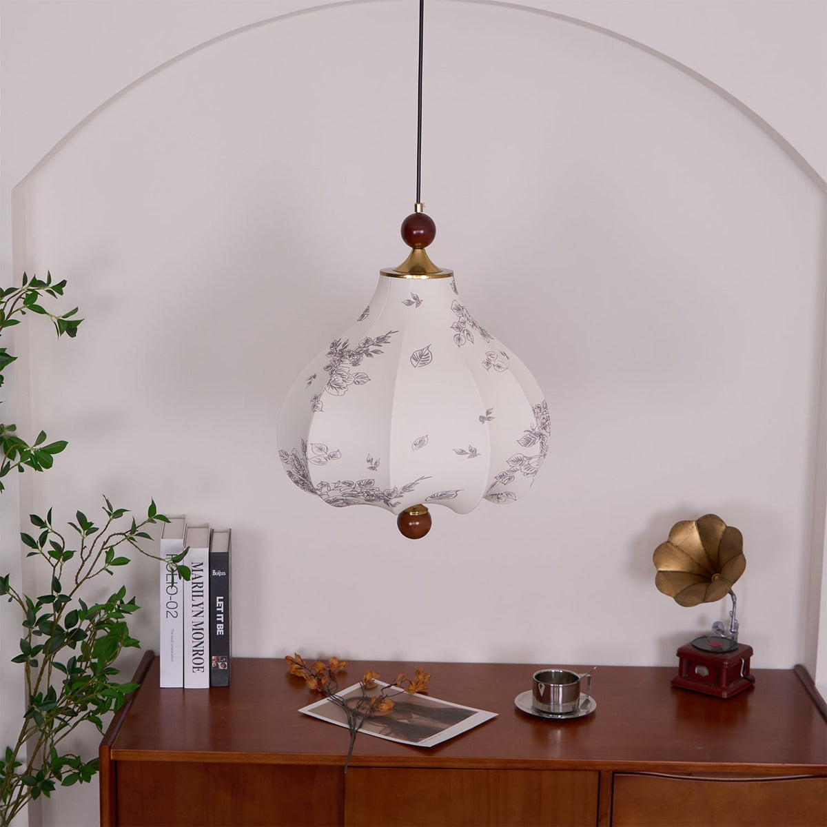 Petal Suspension Vintage en Bois - Neutralighting