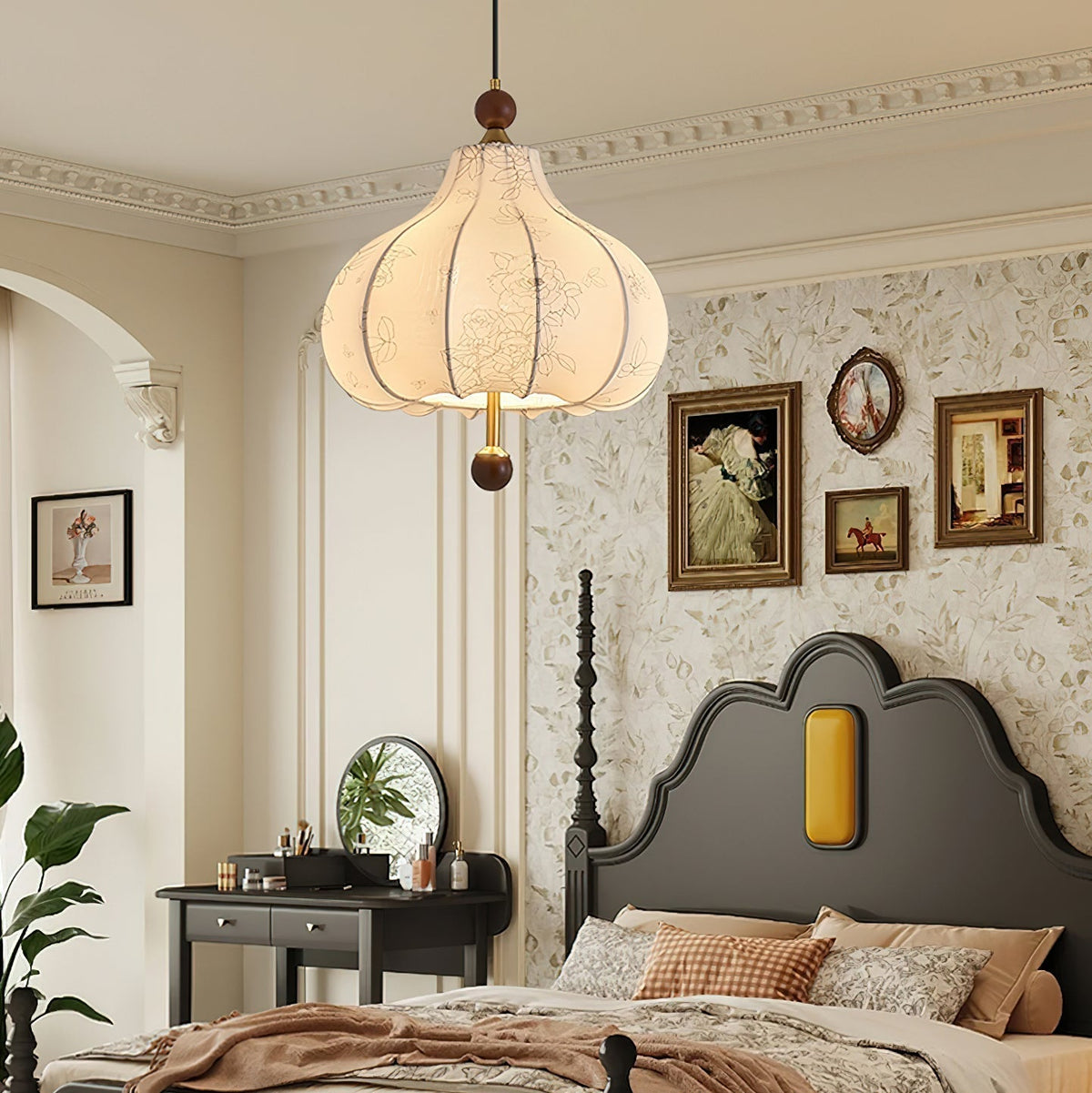 Petal Suspension Vintage en Bois - Neutralighting