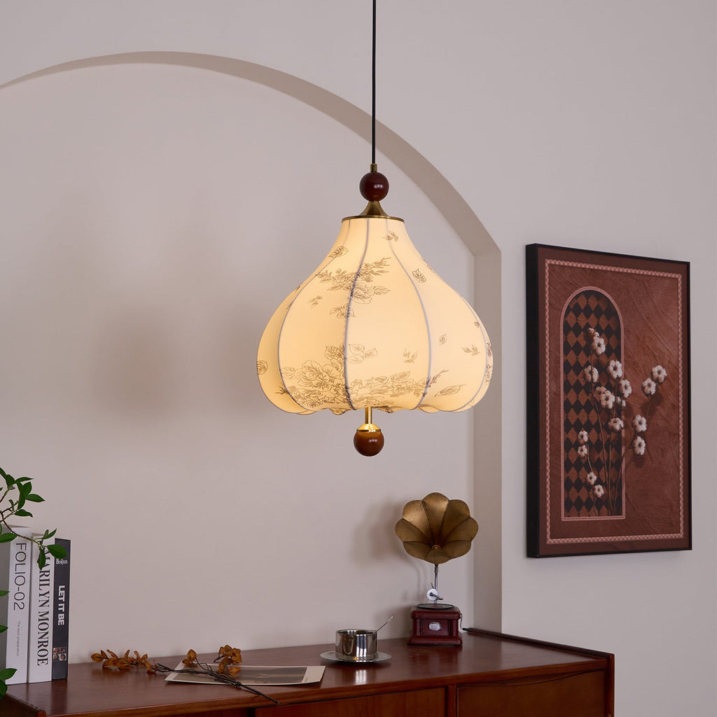 Petal Suspension Vintage en Bois - Neutralighting