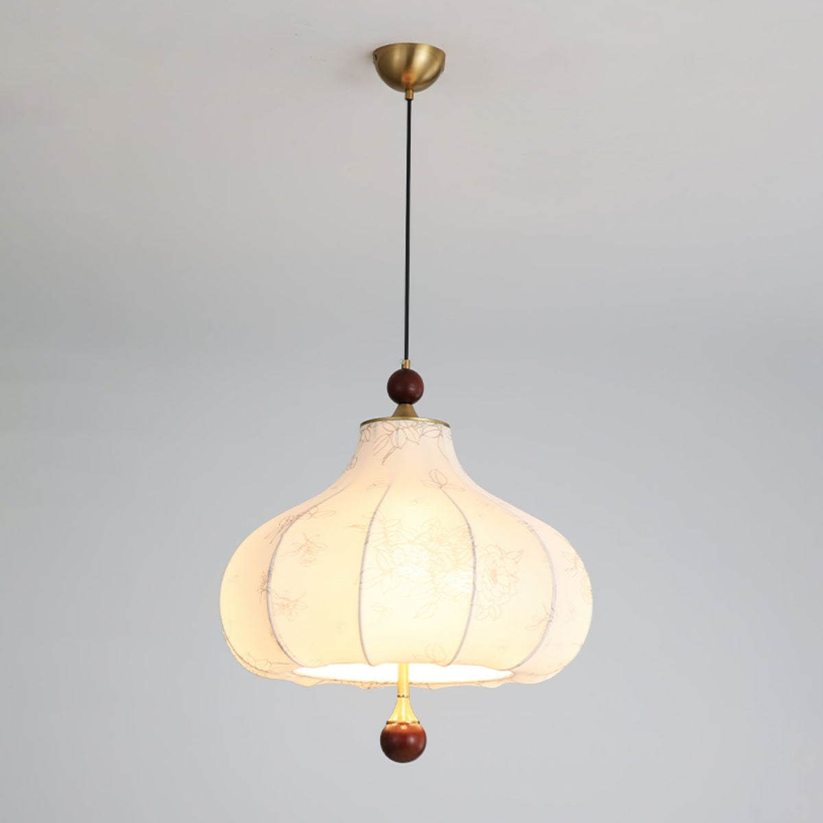 Petal Suspension Vintage en Bois - Neutralighting