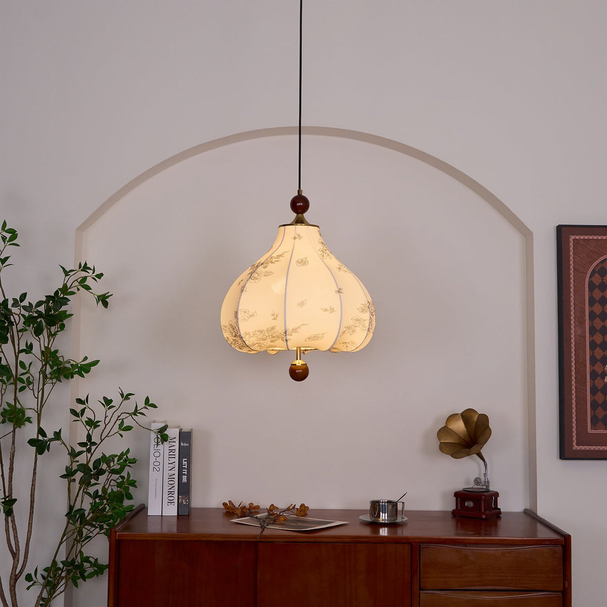 Petal Suspension Vintage en Bois - Neutralighting