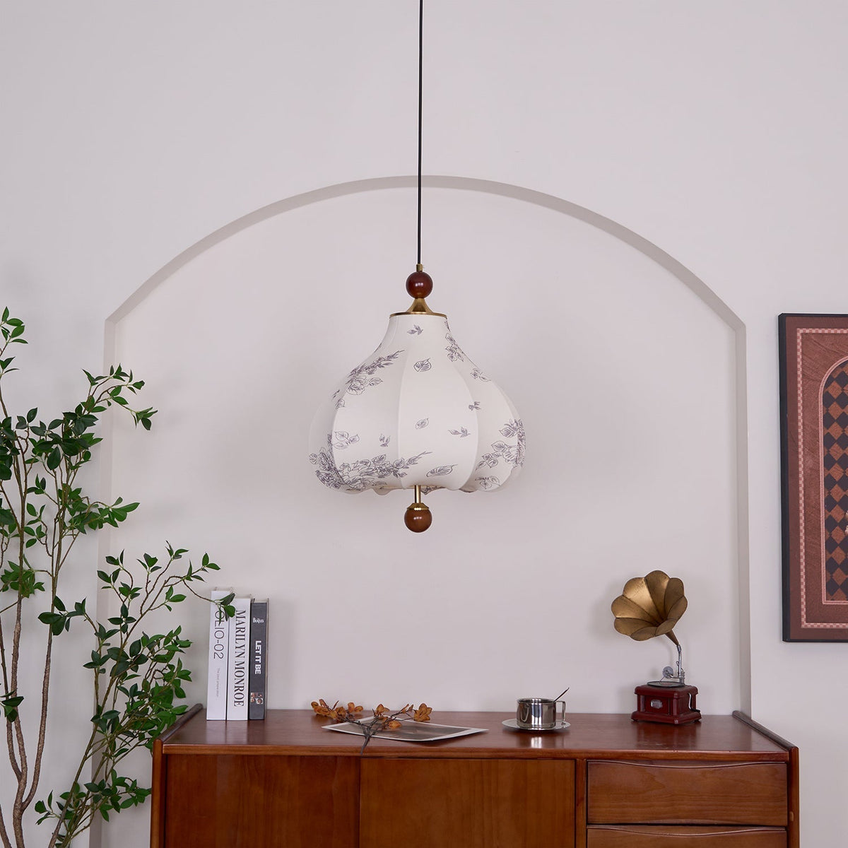 Petal Suspension Vintage en Bois - Neutralighting
