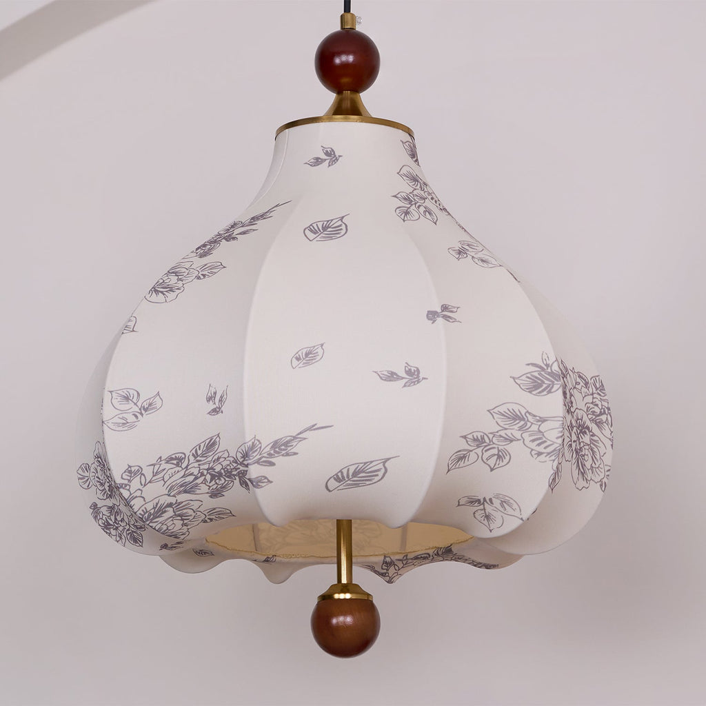 Petal Suspension Vintage en Bois - Neutralighting