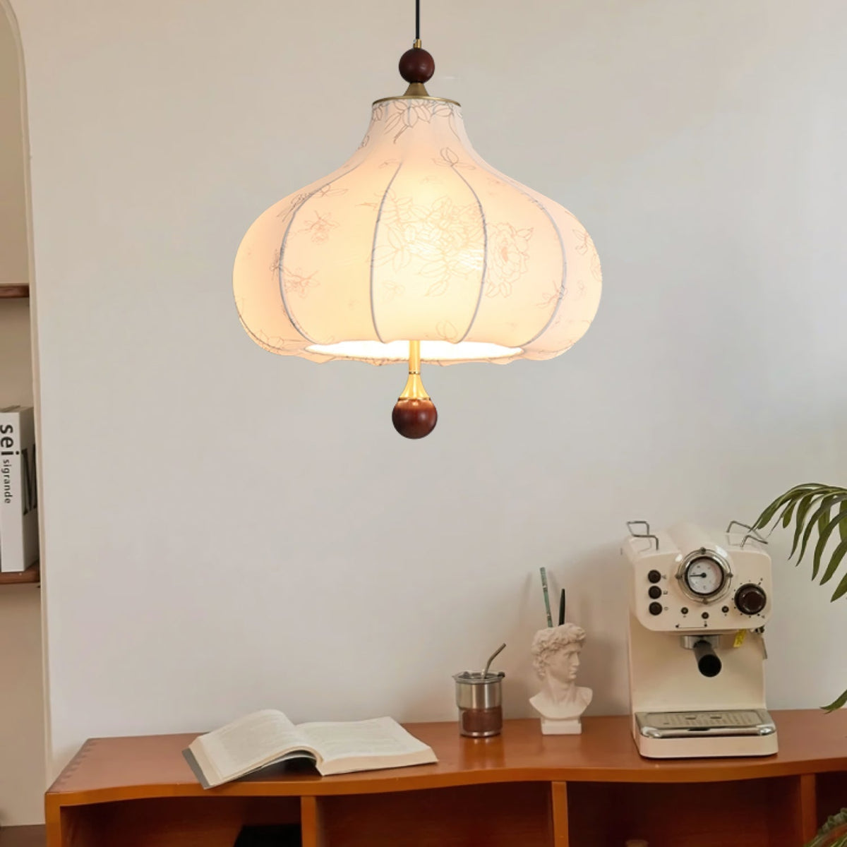 Petal Suspension Vintage en Bois - Neutralighting
