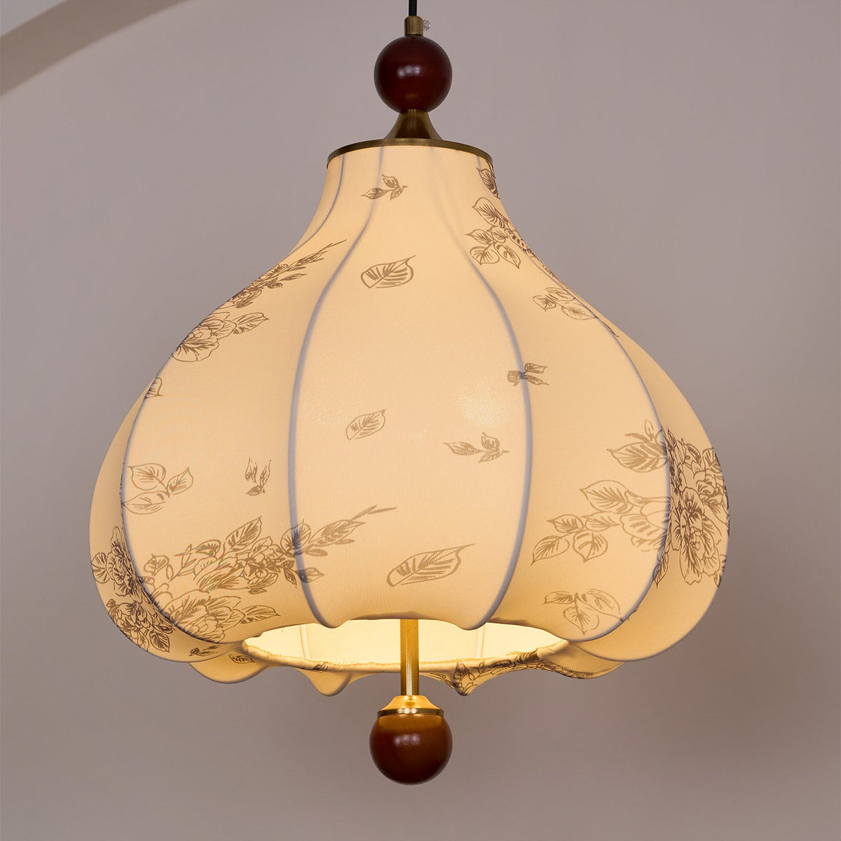 Petal Suspension Vintage en Bois - Neutralighting