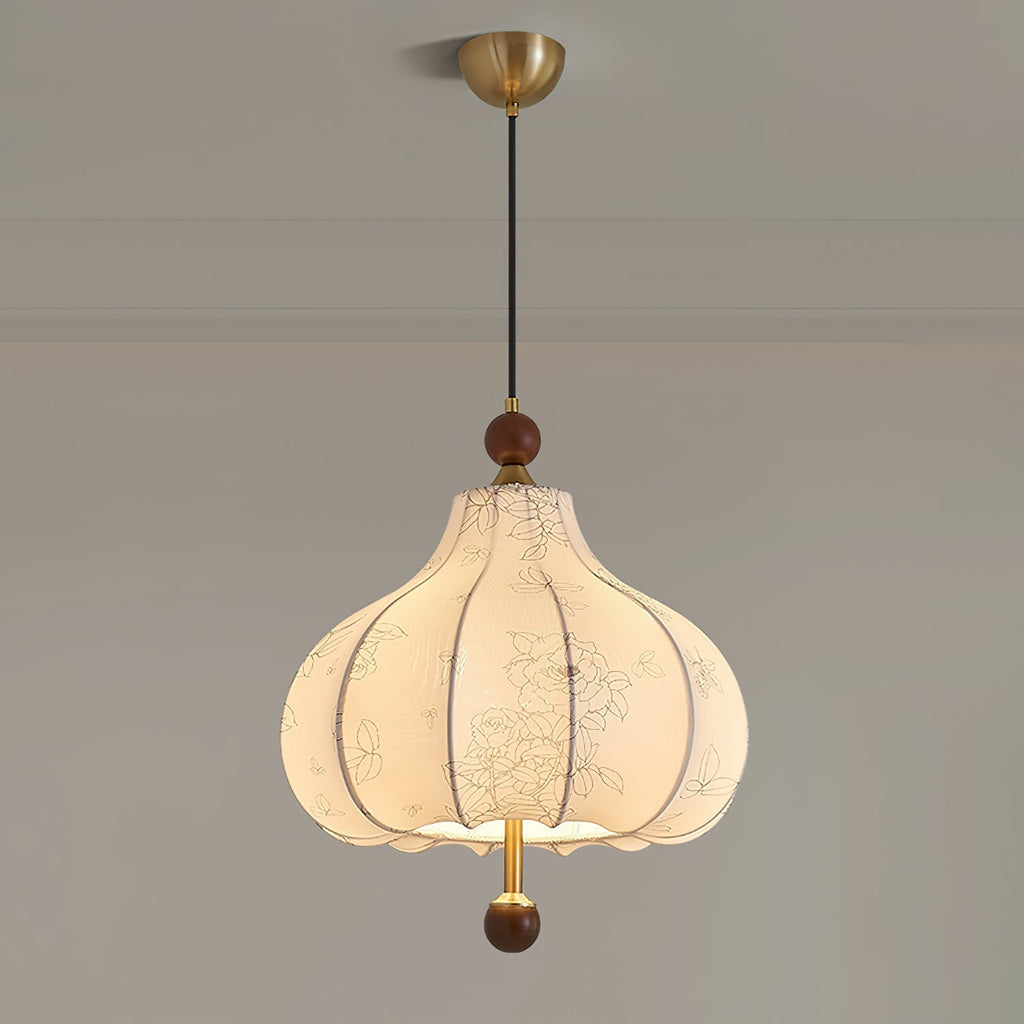 Petal Suspension Vintage en Bois - Neutralighting