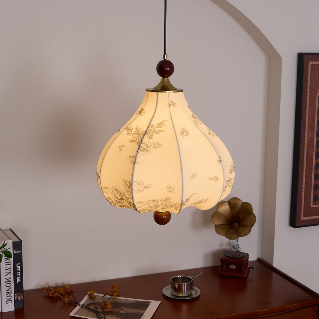 Petal Suspension Vintage en Bois - Neutralighting