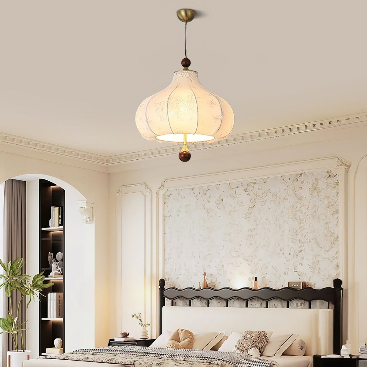 Petal Suspension Vintage en Bois - Neutralighting
