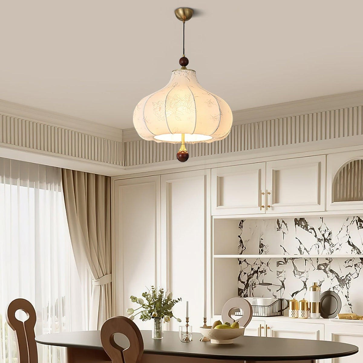 Petal Suspension Vintage en Bois - Neutralighting