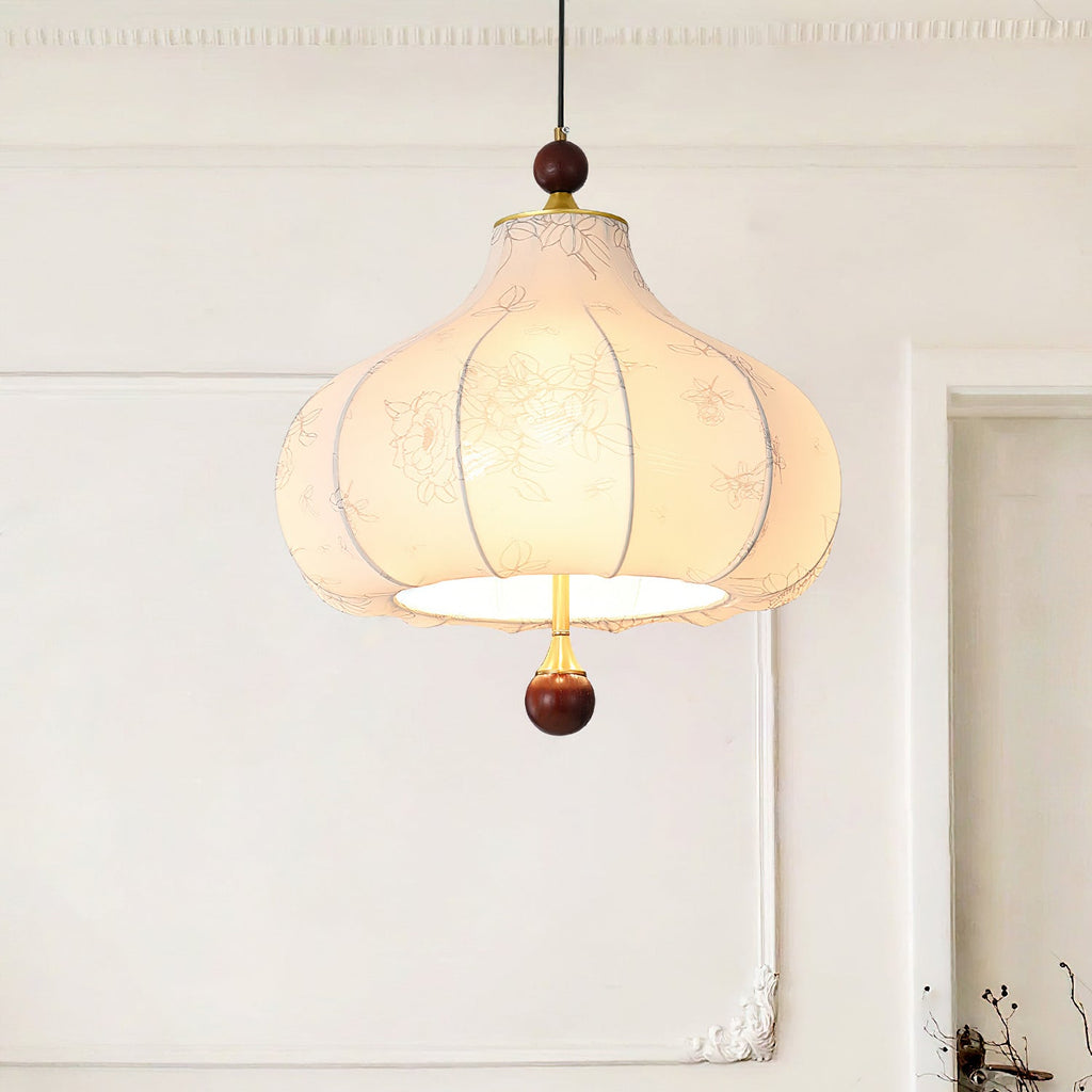 Petal Suspension Vintage en Bois - Neutralighting