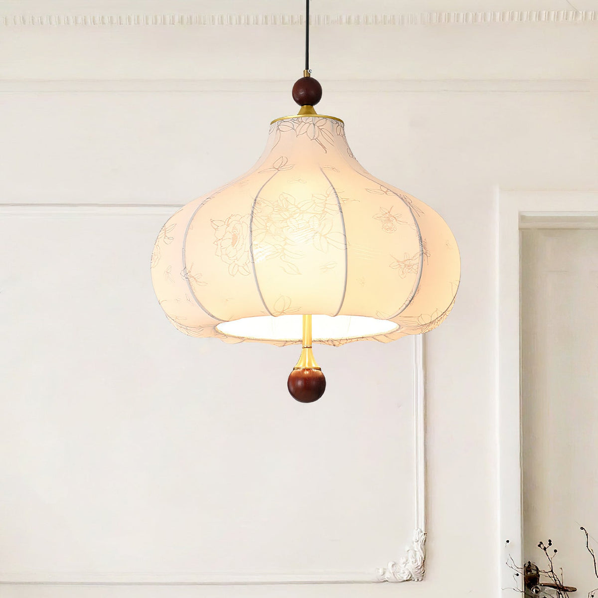 Petal Suspension Vintage en Bois - Neutralighting