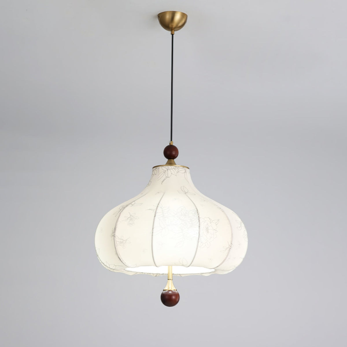 Petal Suspension Vintage en Bois - Neutralighting
