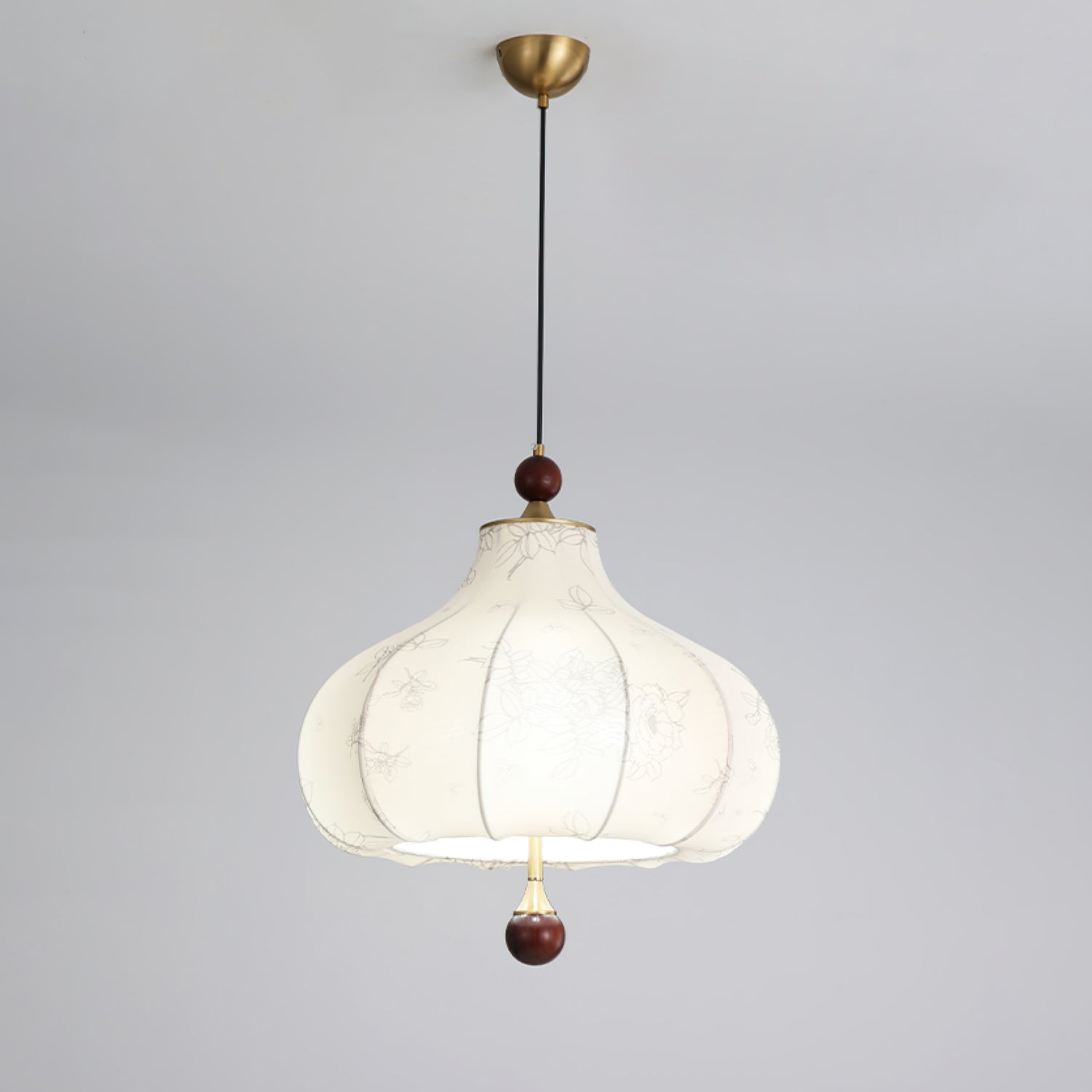 Petal Suspension Vintage en Bois - Neutralighting