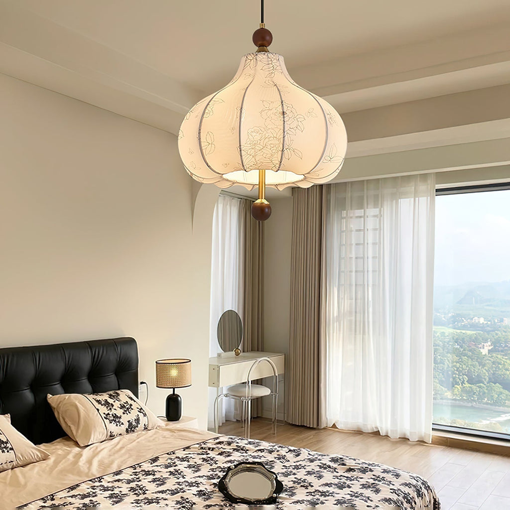 Petal Suspension Vintage en Bois - Neutralighting