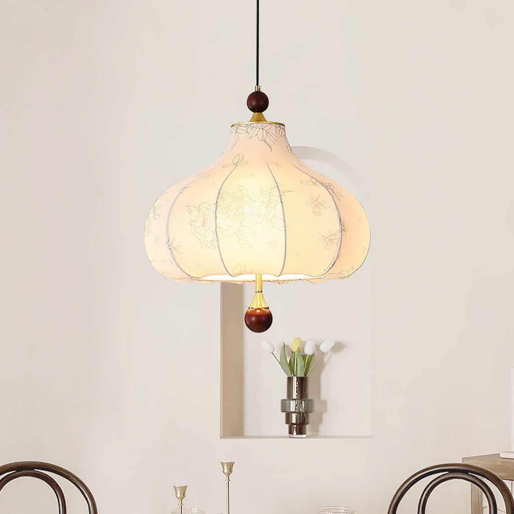 Petal Suspension Vintage en Bois - Neutralighting