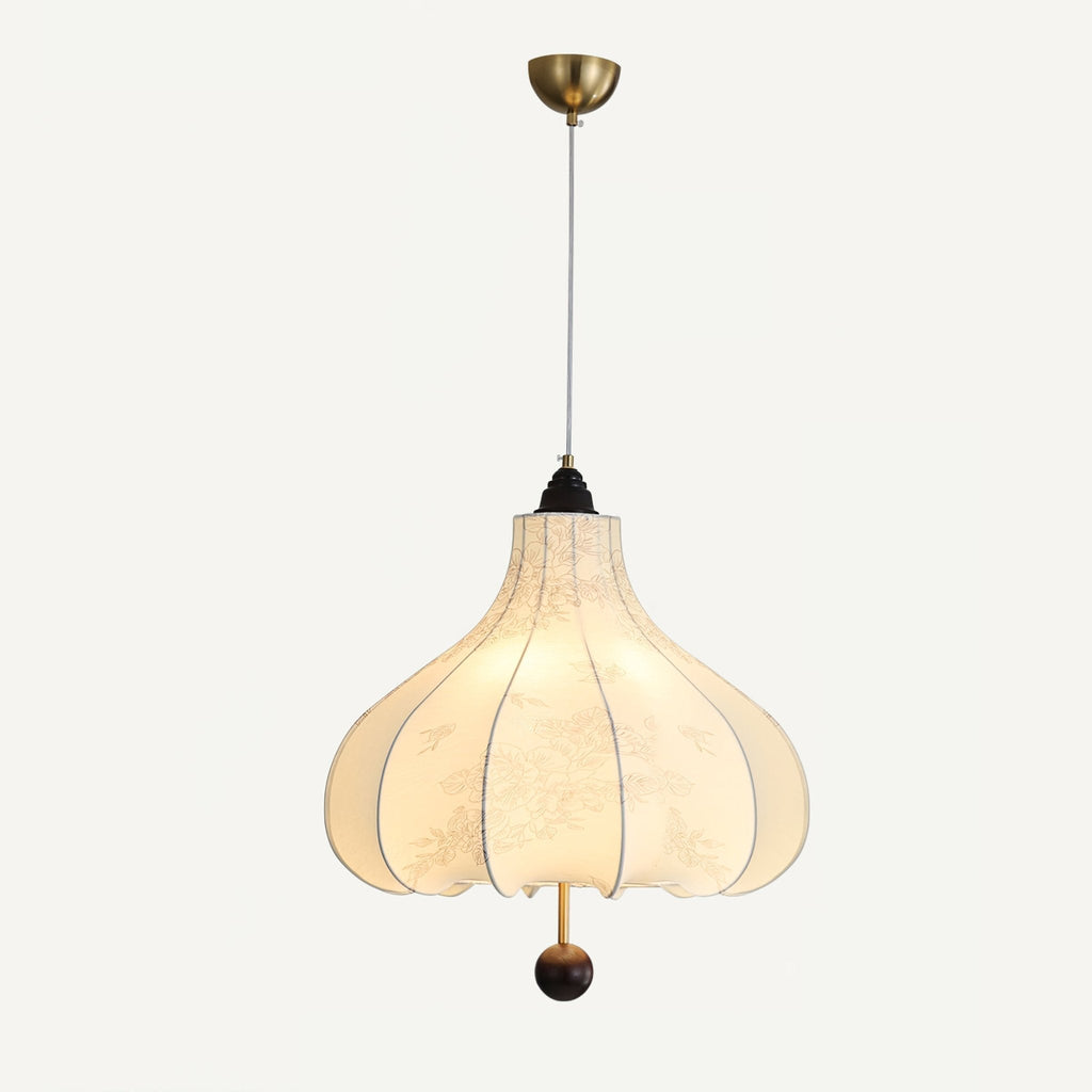 Orbitio Suspension Tissu Bois - Neutralighting