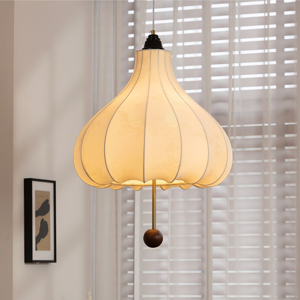 Orbitio Suspension Tissu Bois - Neutralighting