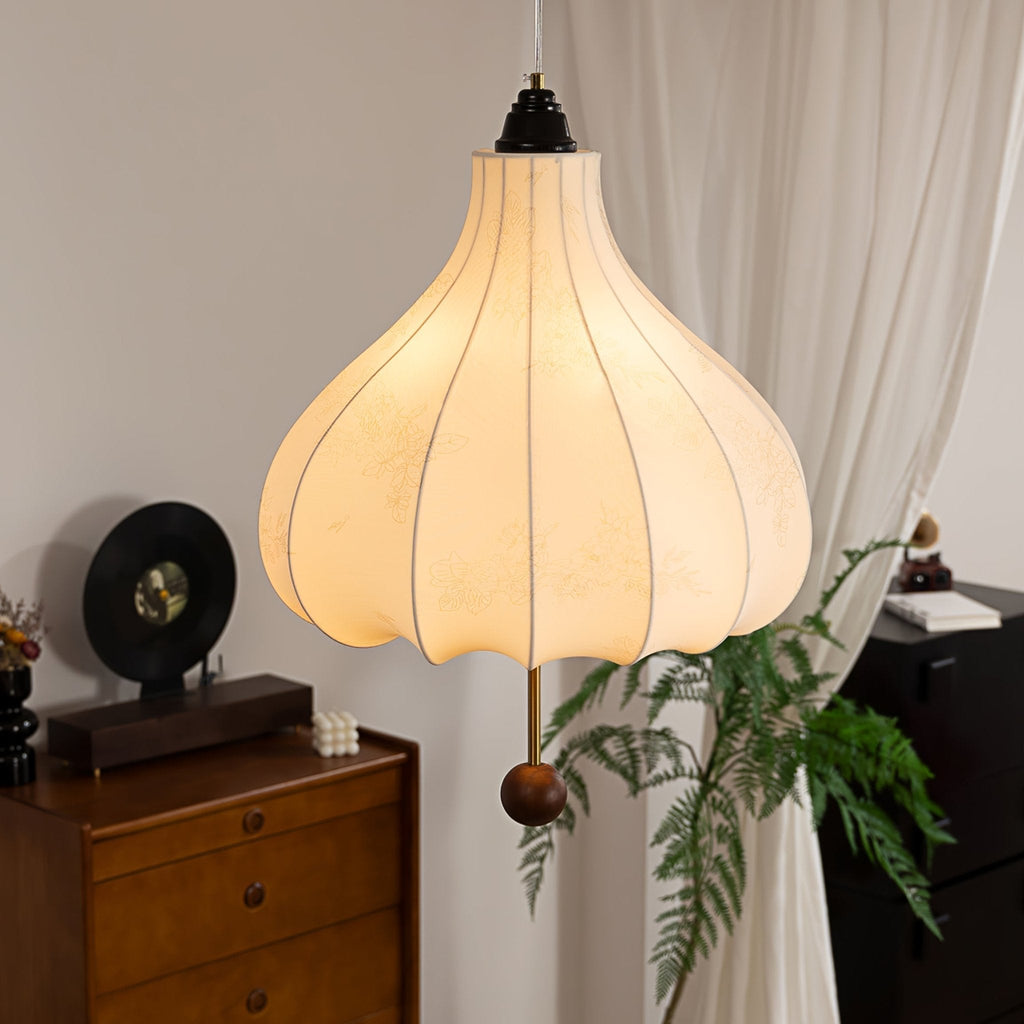 Orbitio Suspension Tissu Bois - Neutralighting