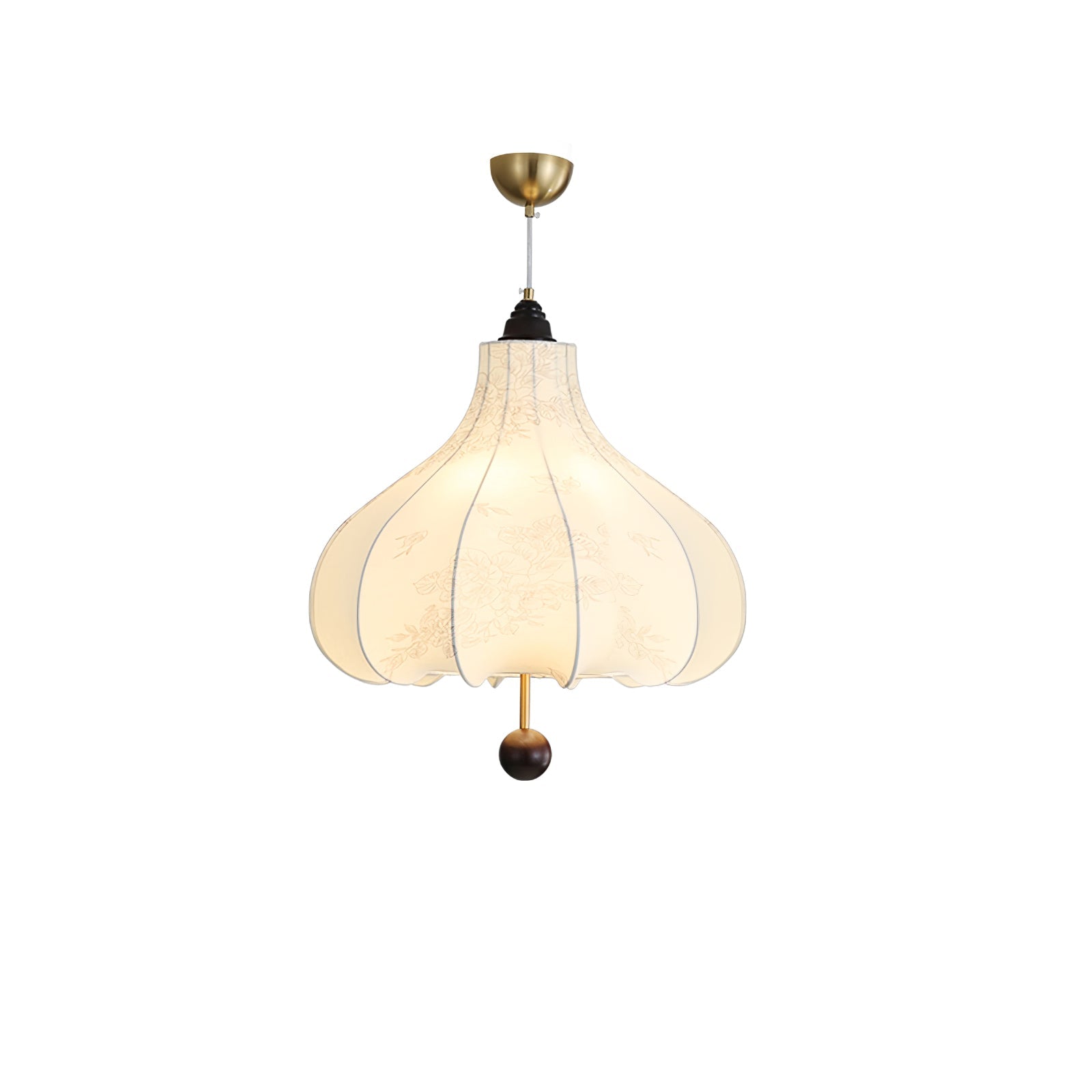 Orbitio Suspension Tissu Bois - Neutralighting