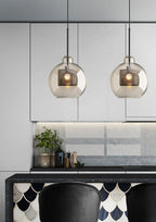 Lustra Suspension en Verre Chiswick pour Salon - Neutralighting
