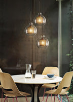 Lustra Suspension en Verre Chiswick pour Salon - Neutralighting