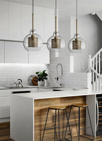 Lustra Suspension en Verre Chiswick pour Salon - Neutralighting