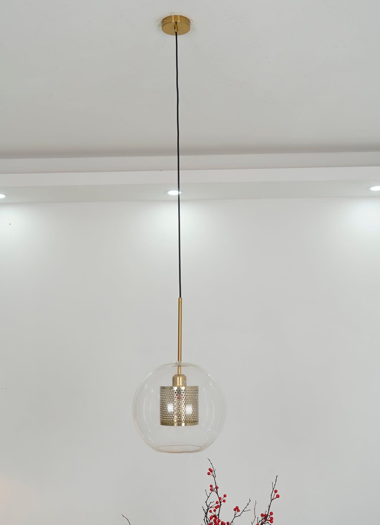 Lustra Suspension en Verre Chiswick pour Salon - Neutralighting
