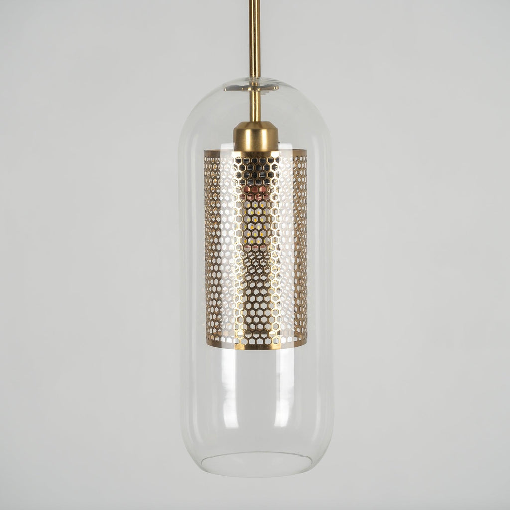 Lustra Suspension en Verre Chiswick pour Salon - Neutralighting