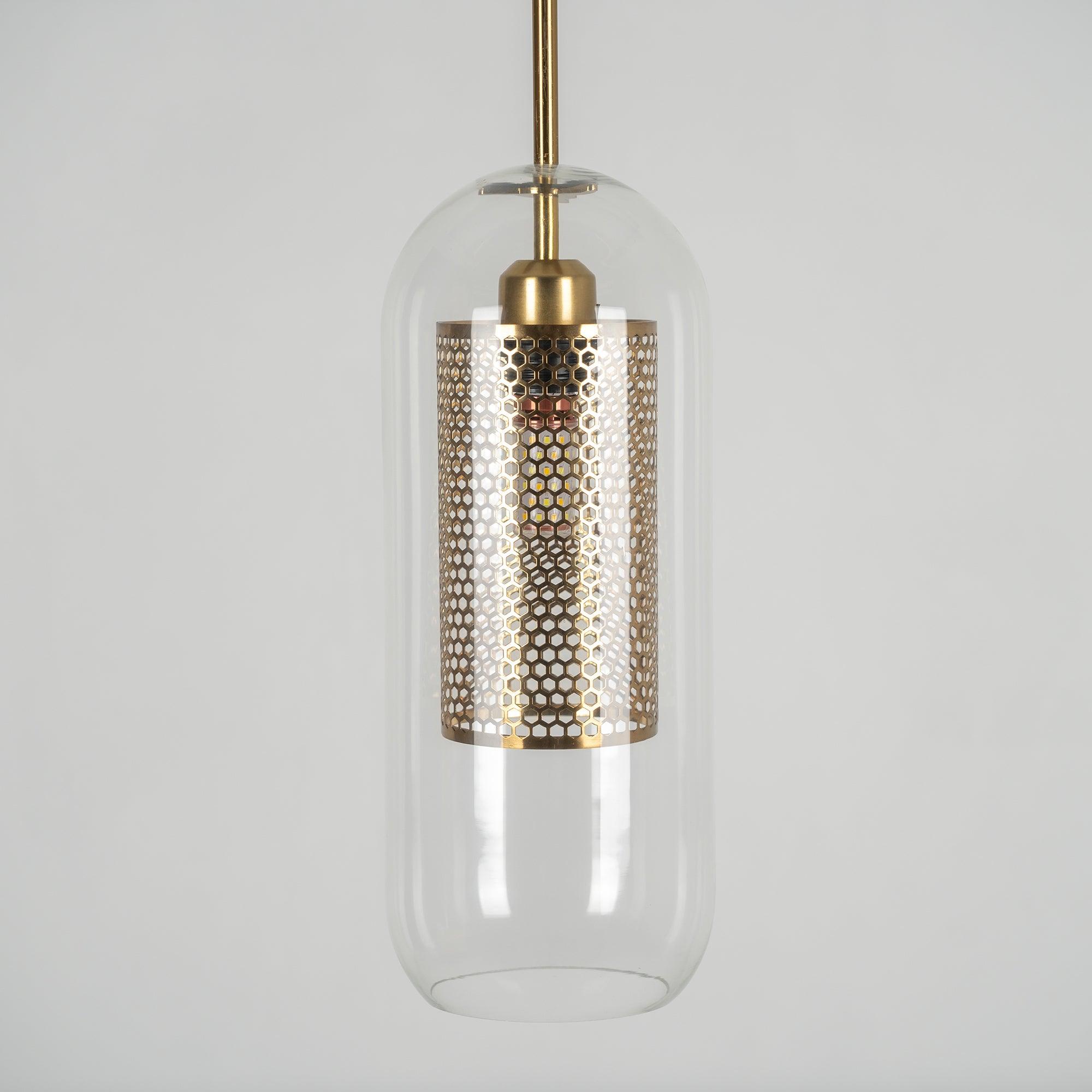 Lustra Suspension en Verre Chiswick pour Salon - Neutralighting