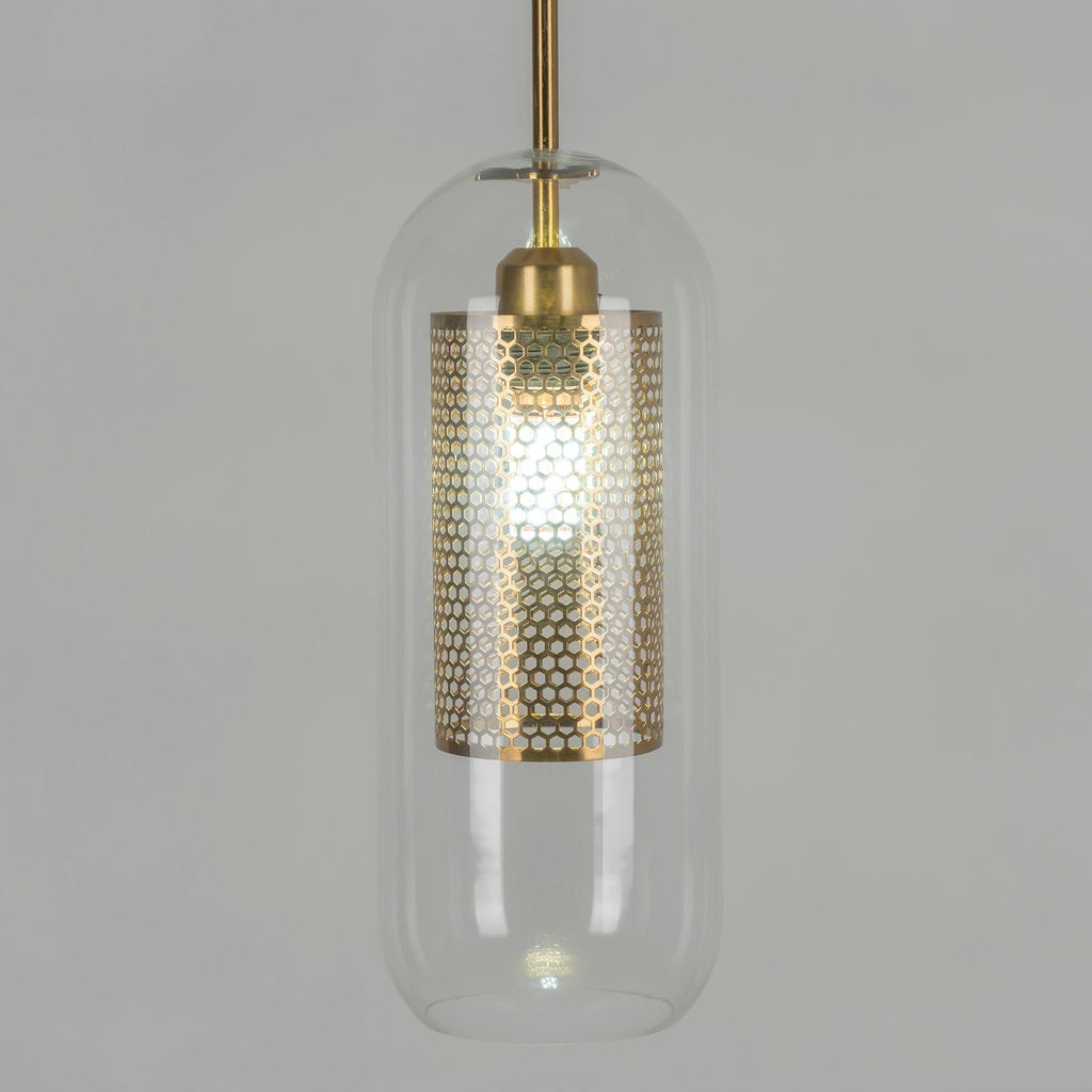 Lustra Suspension en Verre Chiswick pour Salon - Neutralighting