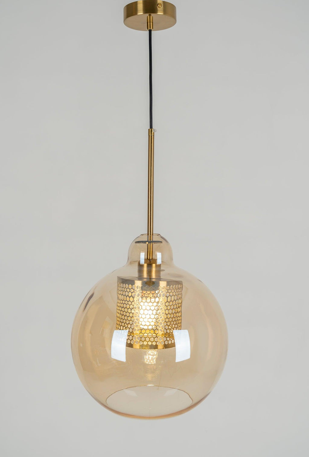 Lustra Suspension en Verre Chiswick pour Salon - Neutralighting