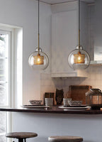 Lustra Suspension en Verre Chiswick pour Salon - Neutralighting