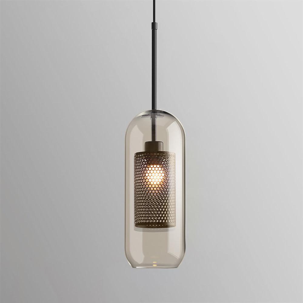 Lustra Suspension en Verre Chiswick pour Salon - Neutralighting