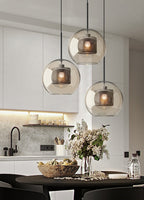 Lustra Suspension en Verre Chiswick pour Salon - Neutralighting
