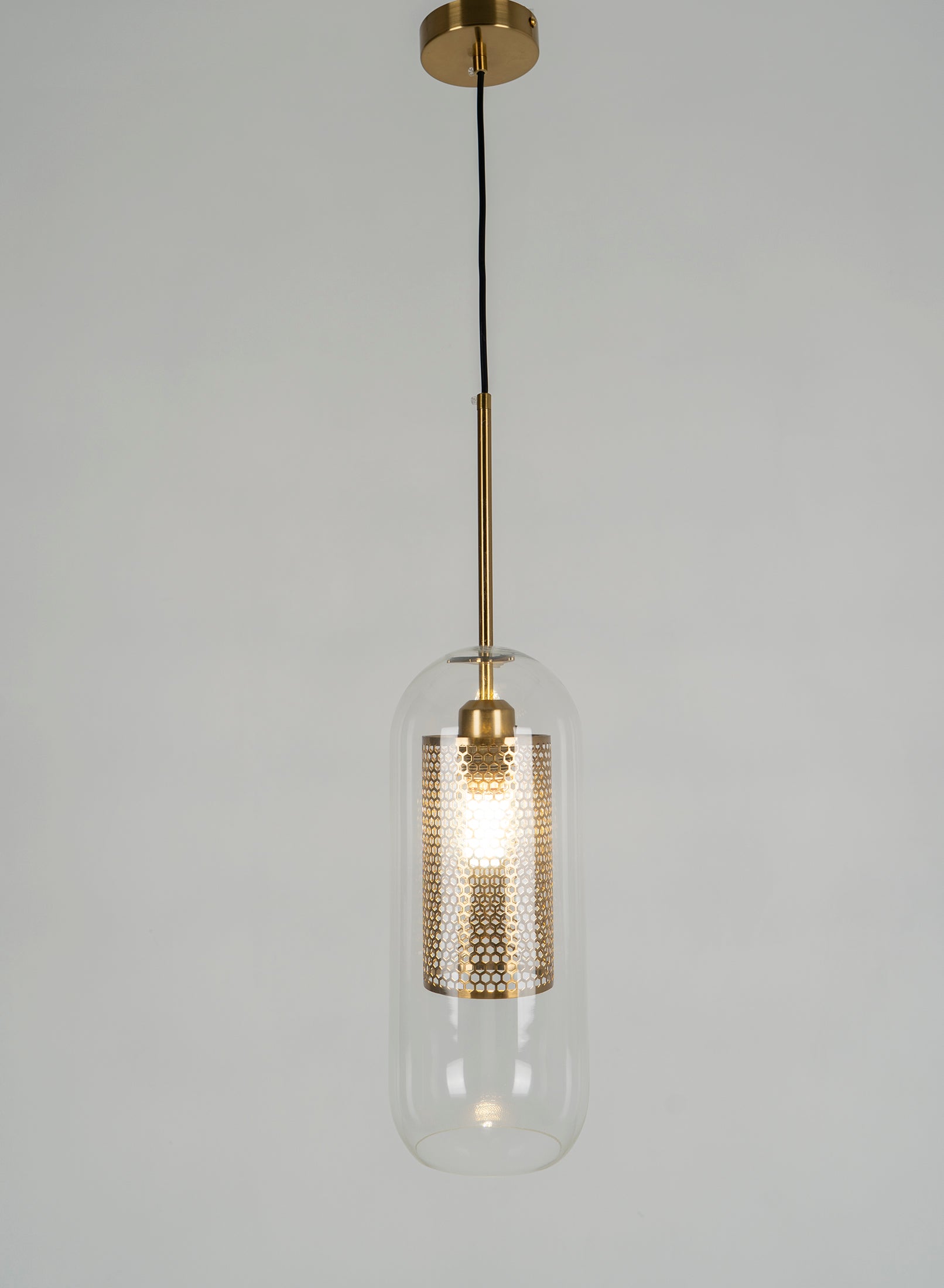 Lustra Suspension en Verre Chiswick pour Salon - Neutralighting