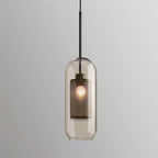 Lustra Suspension en Verre Chiswick pour Salon - Neutralighting