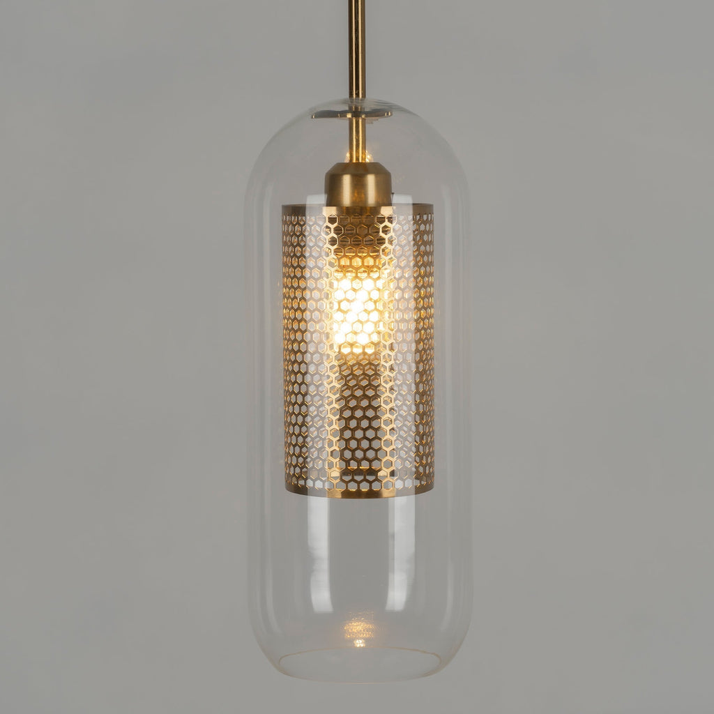 Lustra Suspension en Verre Chiswick pour Salon - Neutralighting