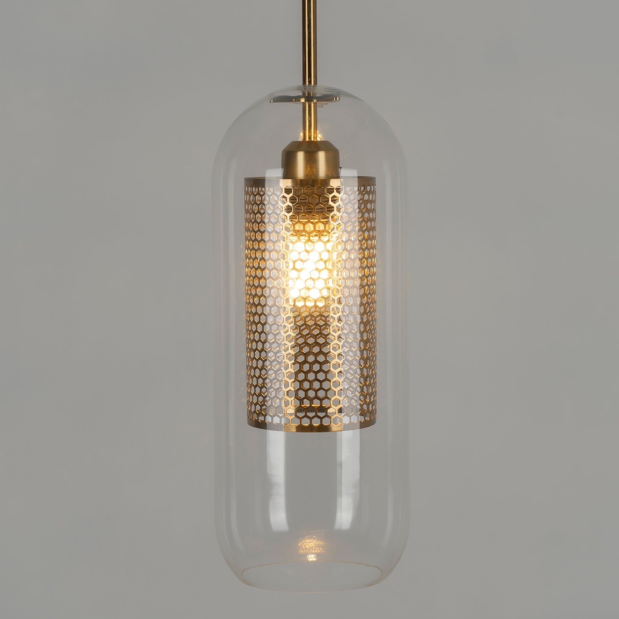 Lustra Suspension en Verre Chiswick pour Salon - Neutralighting