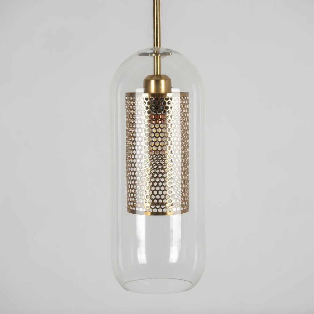 Lustra Suspension en Verre Chiswick pour Salon - Neutralighting